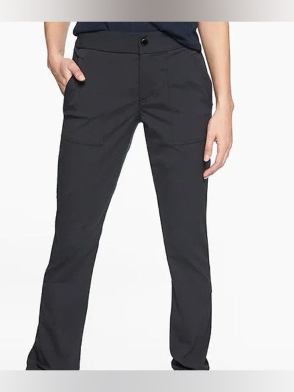 Athleta Trekkie Hike Pants black outdoors hiking mountains sz 12 Tall